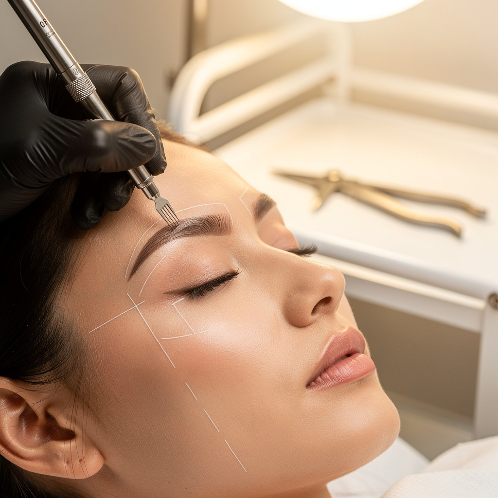 Microblading und Brauendesign