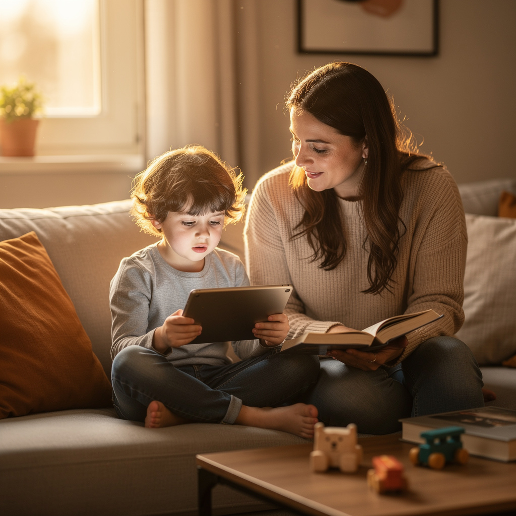 Bildschirmzeit und digitale Balance bei Kindern