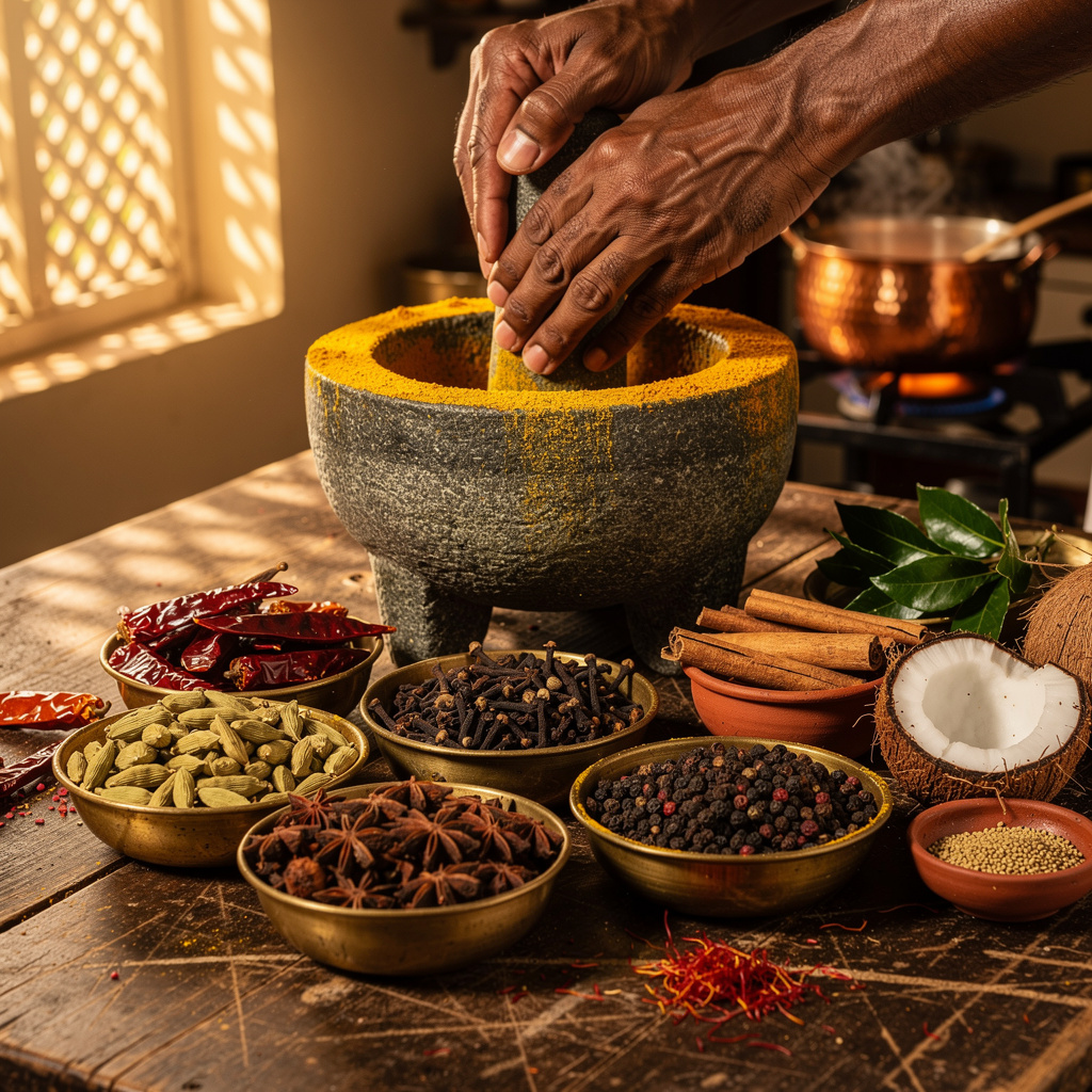 Indische Küche und Gewürzmischungen