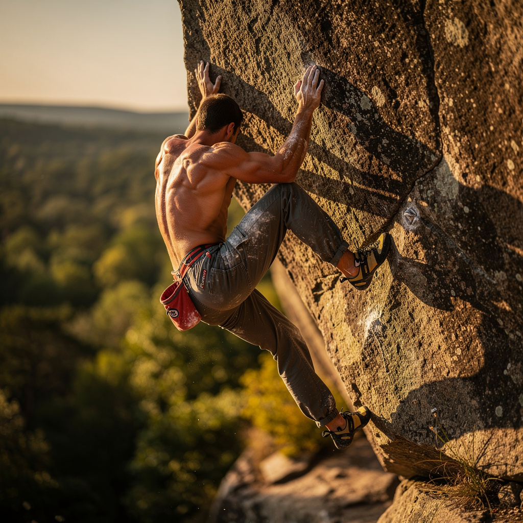 Bewegungstechnik beim Bouldern