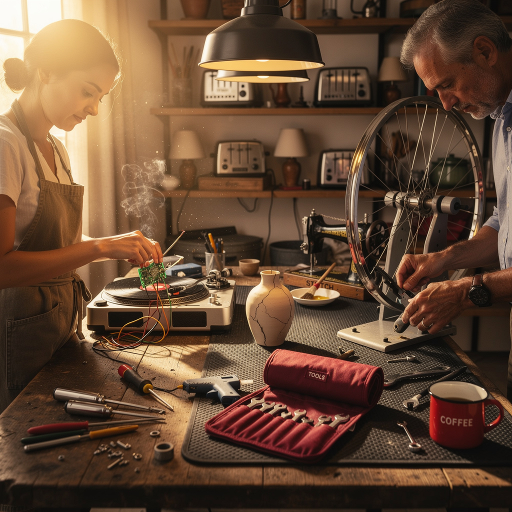 Reparaturkultur und Repair Cafés
