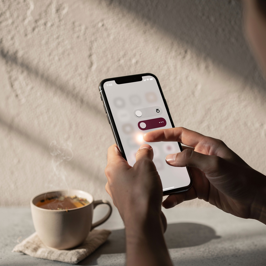 Ablenkungsfreie Handy-Einrichtung