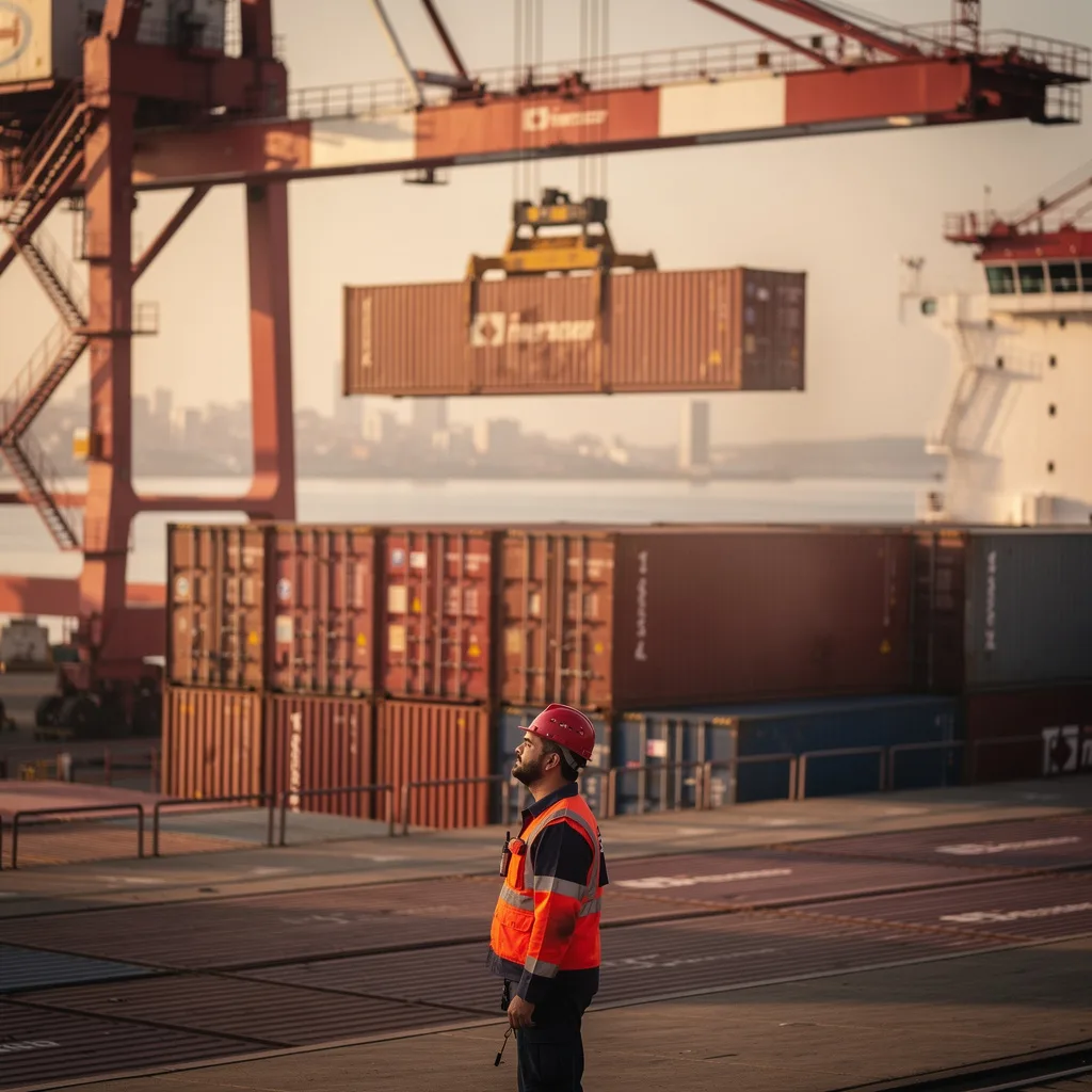 Containerschifffahrt Management
