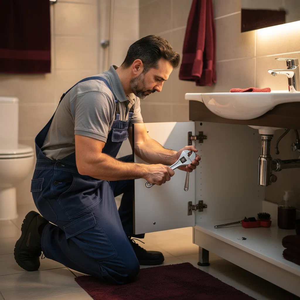 Sanitärinstallationen in der Wohnung